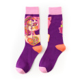 2019 heureux Cartoon Crew Girls Tube Nouveau-né Motif Épais Chaussettes En Coton Animal En Gros